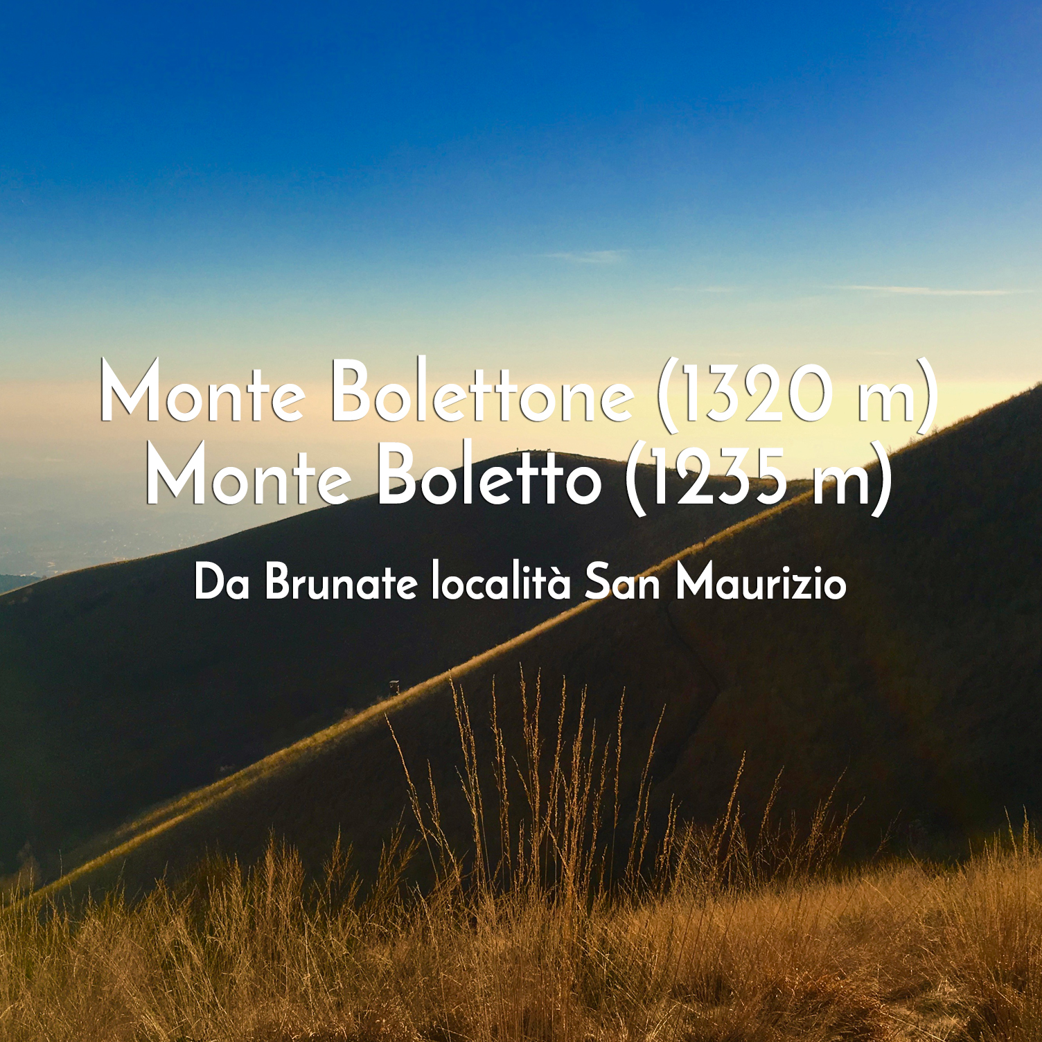 Monte Bolettone - Monte Boletto